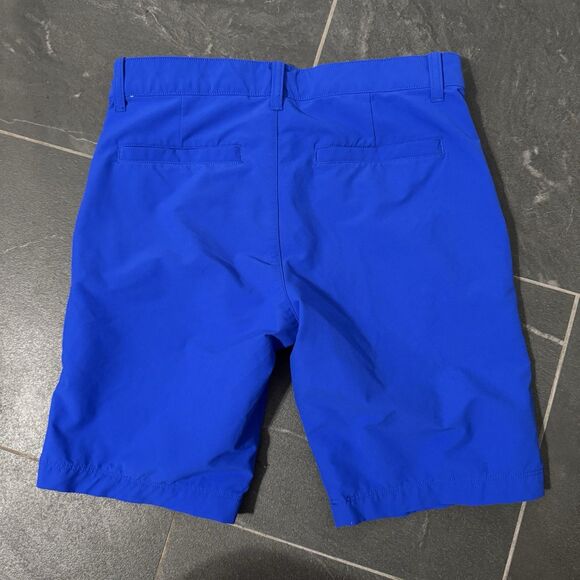 Crewcuts Boys Shorts Size 12 Cobalt Blue Nylon Performance - Picture 3 of 4